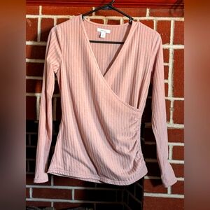 Nine West blush 3/4 sleeve top